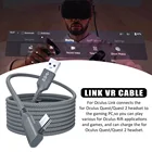 Кабель для зарядки Oculus Quest 2 Link VR, кабель для передачи данных USB 3.0 Type C, USB-A для передачи данных на Type-C, аксессуары для VR, 5 м