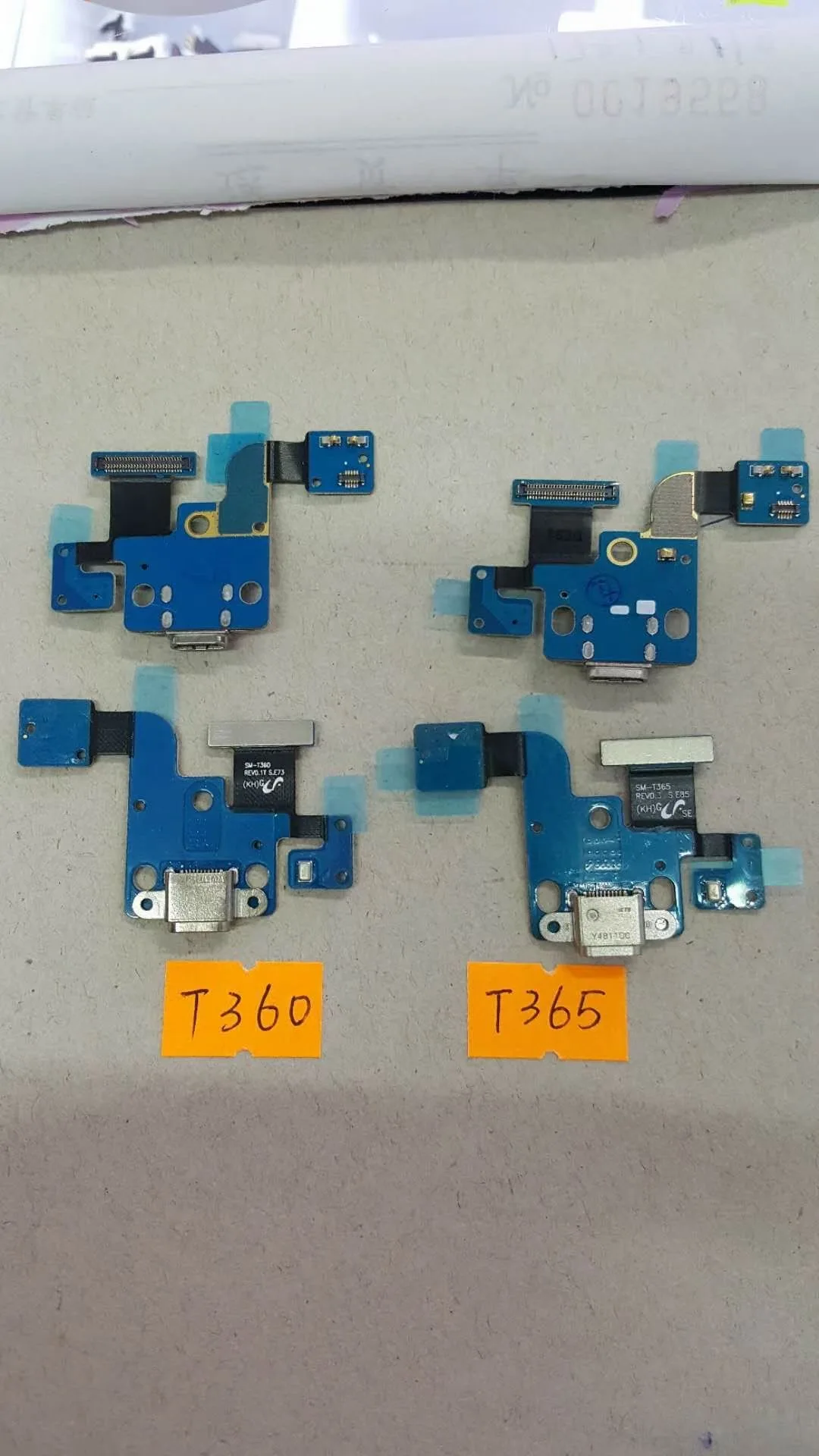 Зарядное устройство Micro USB для Samsung Galaxy Tab Active LTE T360 T365 SM-T365, разъем док-станции, микрофон, гибкий кабель
