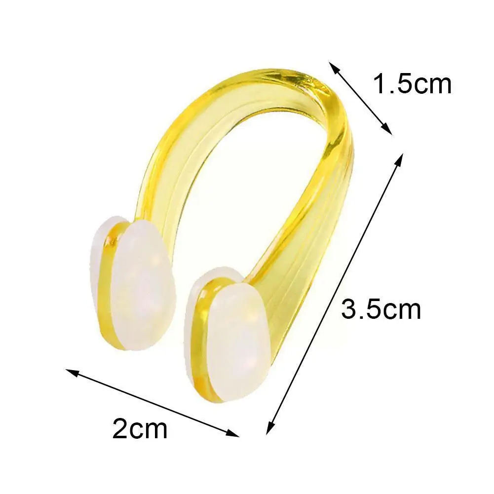 

5Pcs/set Adult Swimming Nose Clip Unisex Non-slip Anti-drop Silicone Outdoor Soft Waterproof Accessories For Home Sports Wa R4F8