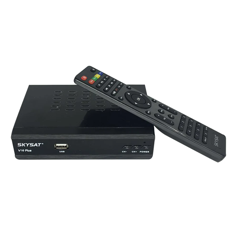 [10 шт.] SKYSAT V10 Plus поддержка PowerVu Biss CS CCCamd Newcamd M3U RJ45 Wi Fi 3G DVB S2 спутниковый