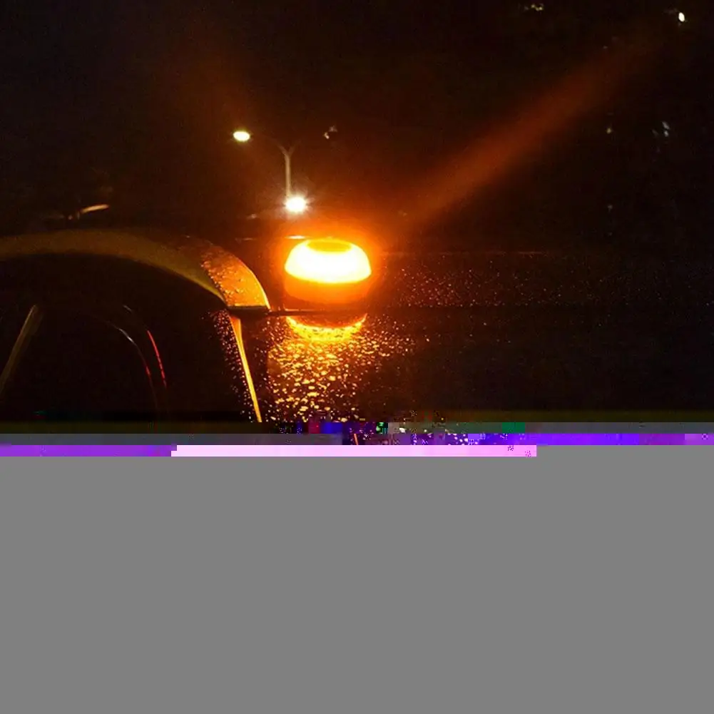 

Emergency Light Car Beacon Rechargeable Magnetic Strobe Warning Light LEDWhite Emergency Yellow Burst Traffic Induction Charging