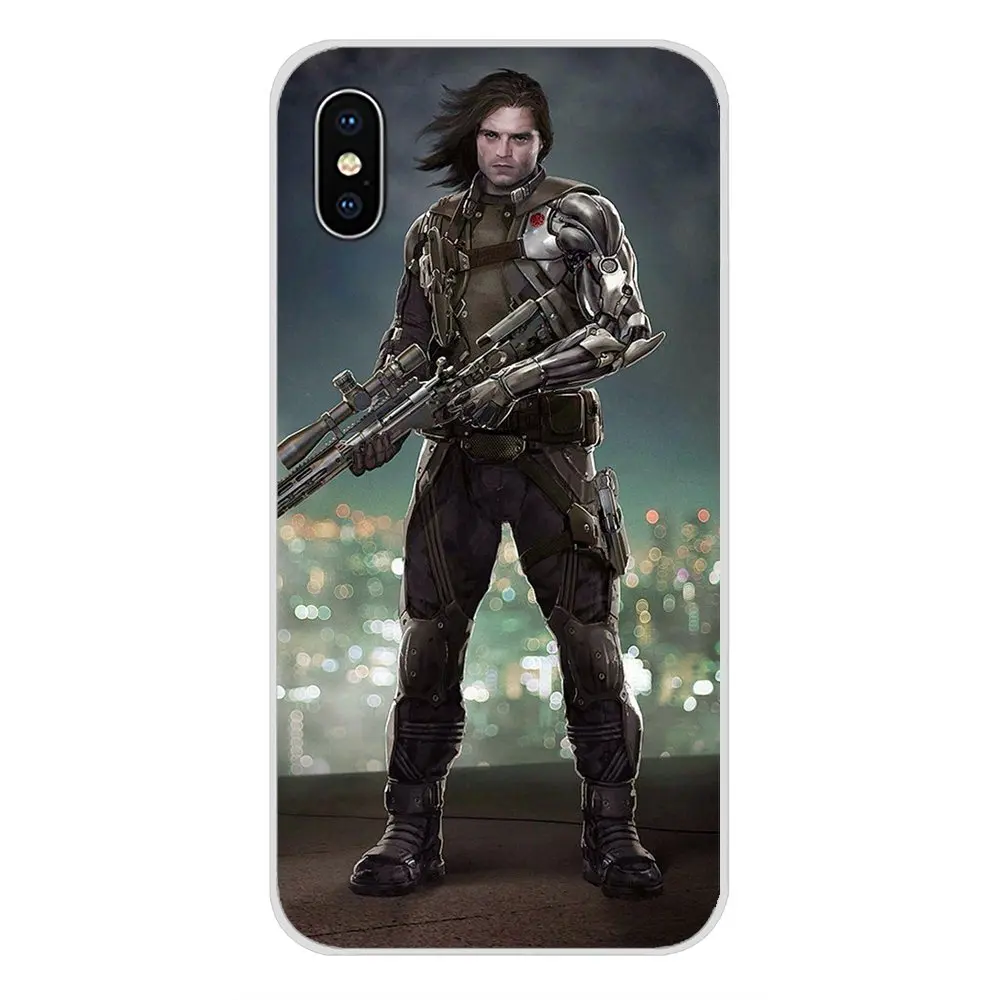 Модный чехол для Oneplus 3T 5T 6T Nokia 2 3 5 6 8 9 230 3310 1 7 Plus 2017 2018 America Civil War Winter Soldier Bucky |