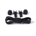 Шнурки эластичные круглые Без завязывания, спортивные для детей и взрослых, 1 пара