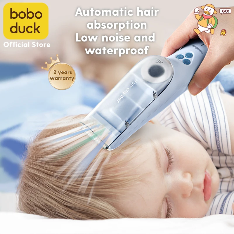 

Boboduck Electric Baby Hair Trimmer USB Rechargeable Hair Clipper Waterproof