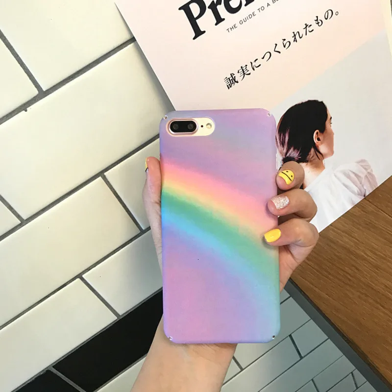 Креативный градиентный Радужный чехол для телефона iPhone11 X XS XR XSMax 8 7 6 6S PluS цвет все