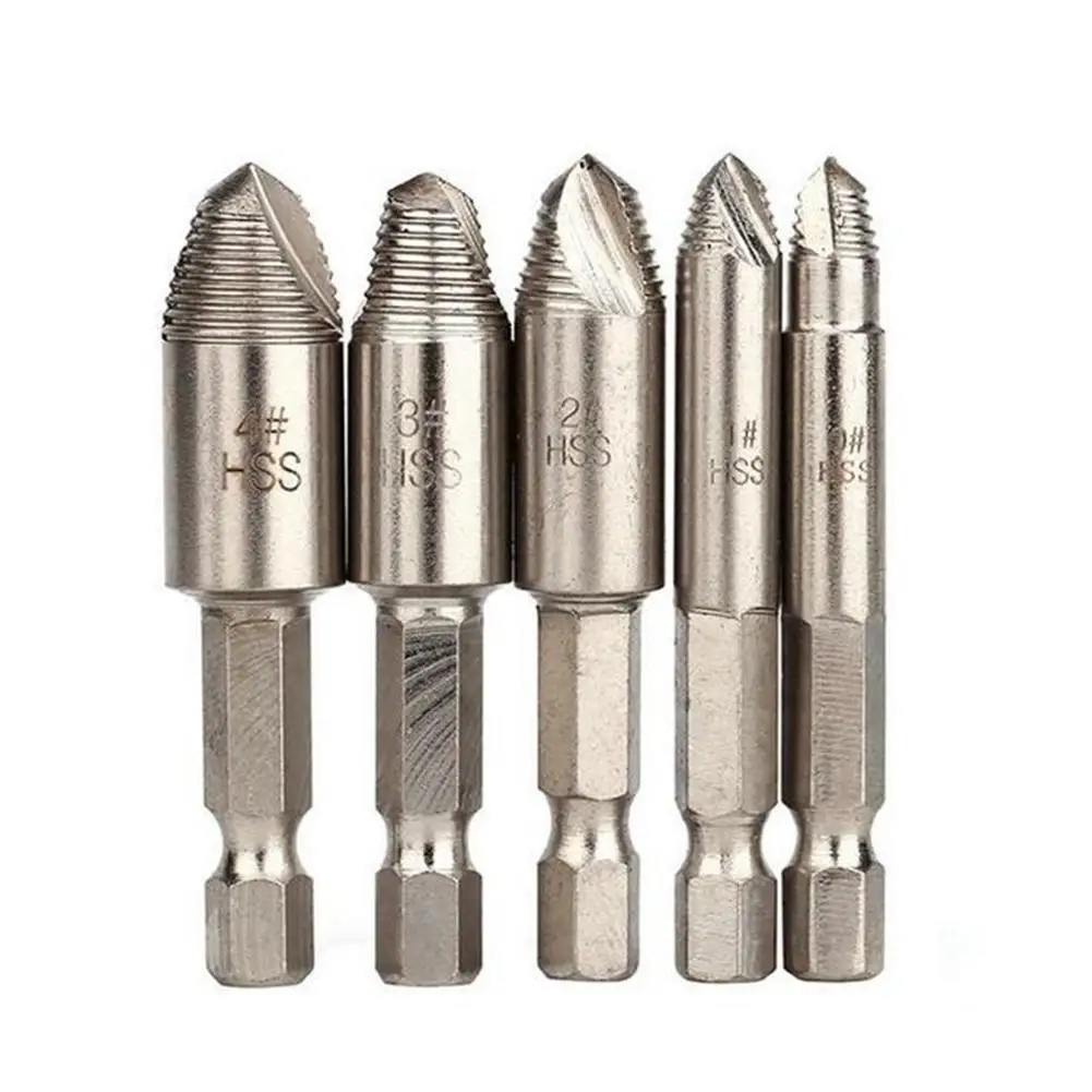 

5 шт./комплект, высокоскоростные стальные винты для извлечения древесины