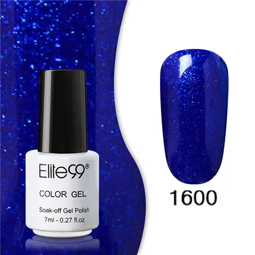 1600 Elite99 Гель-лак набор все для маникюра Полупостоянный Vernis верхнее покрытие УФ светодиодный гель лак удаляющийся замачиванием Гель-лак для ногтей - Цвет: 1600