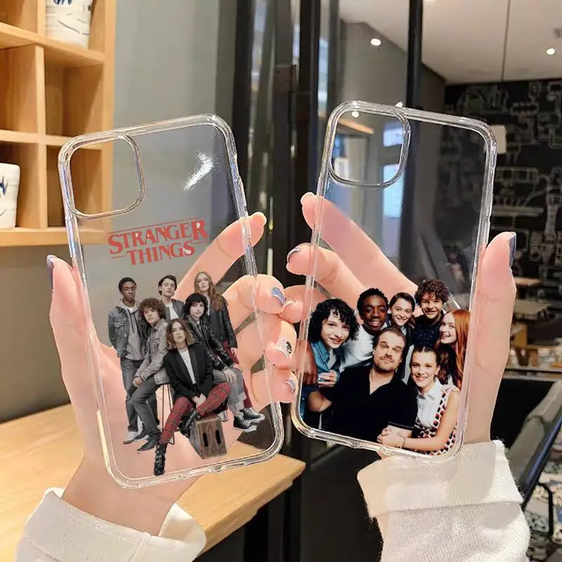 

Stranger Things Phone Cases Transparent soft For iphone 5 5s 5c se 6 6s 7 8 11 12 plus mini x xs xr pro max