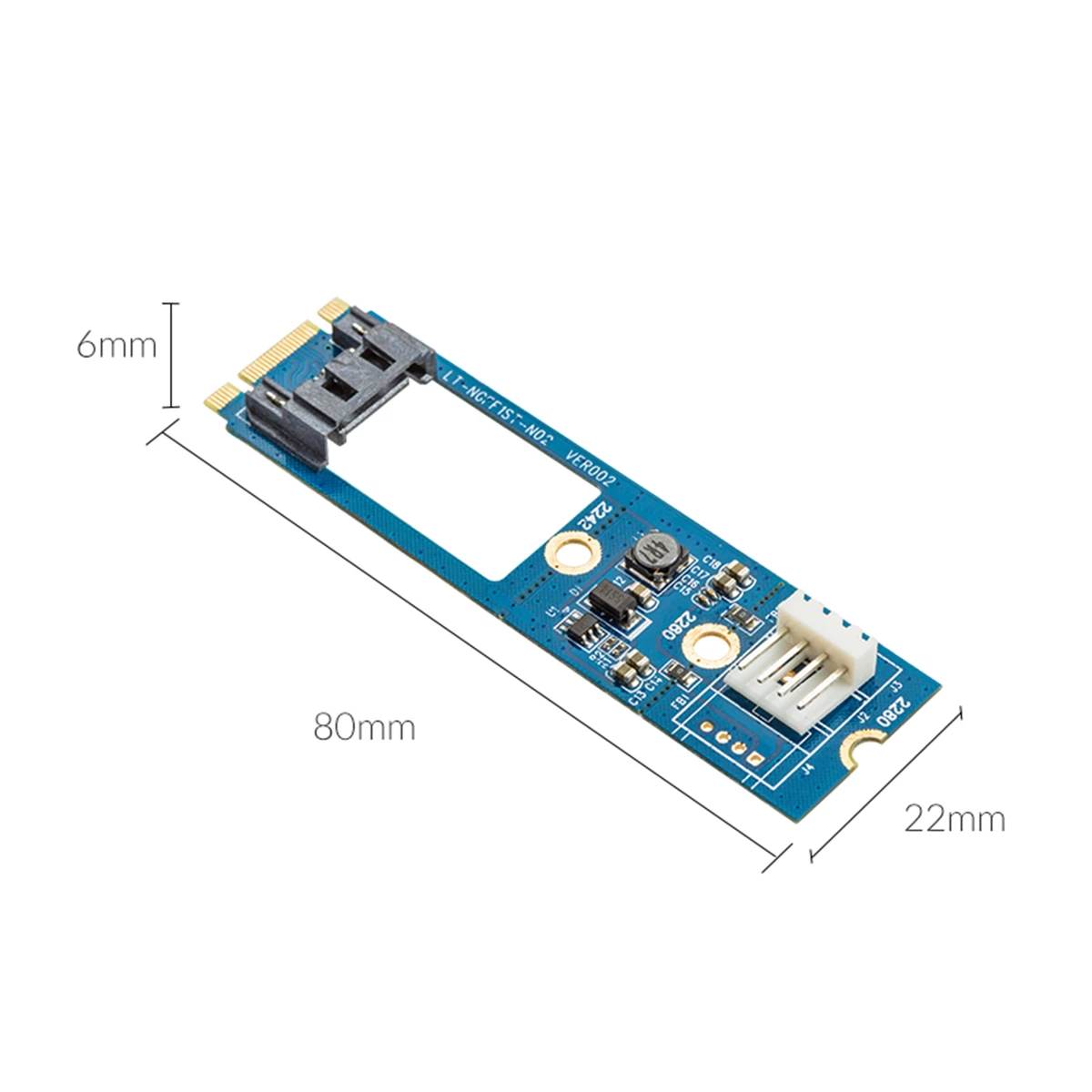 ORICO SATA 7PIN к M.2 адаптер NGFF с питанием SSD адаптер SATA к M.2 адаптер для 2242 2260 2280 SATA 3 к M.2 NGFF SSD