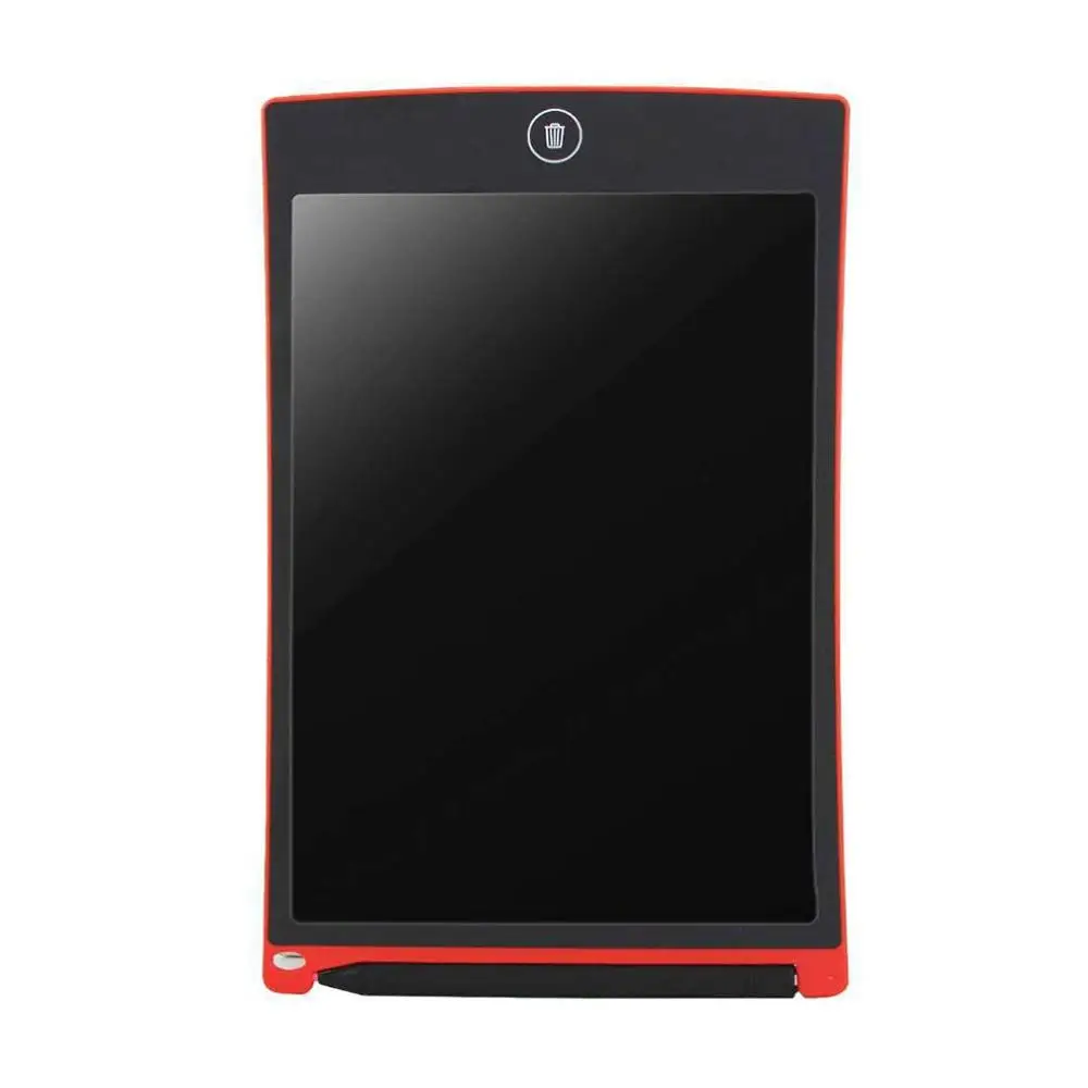 red 8,5 дюймов портативный умный ЖК-планшет электронная чертежная доска графика почерк доска планшет аксессуары детский планшет - Цвет: red