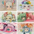 5D алмазная живопись сделай сам, странный Портрет ребенка, вышивка крестиком, мультяшная фантазия, девушка, вышивка, картина стразы, поделки для взрослых