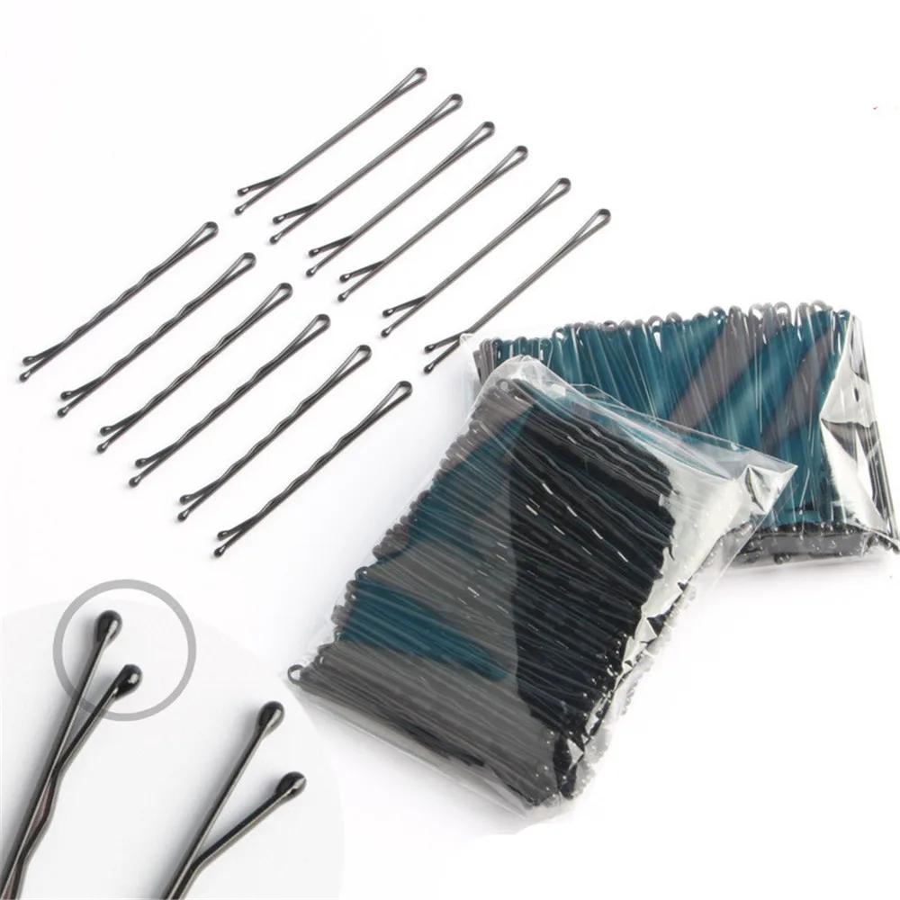 Заколка для волос маленькая черная 100 шт./лот |