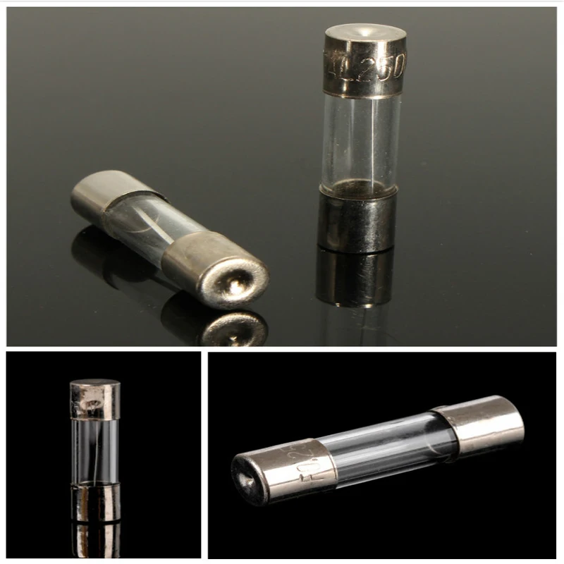 

Promotion! 100pcs 5x20mm fast-acting glass tube fuse various kits, fast-acting glass fuse 0.2A 0.5A 1A 2A 3A 5A 8A 10A 15A 20A