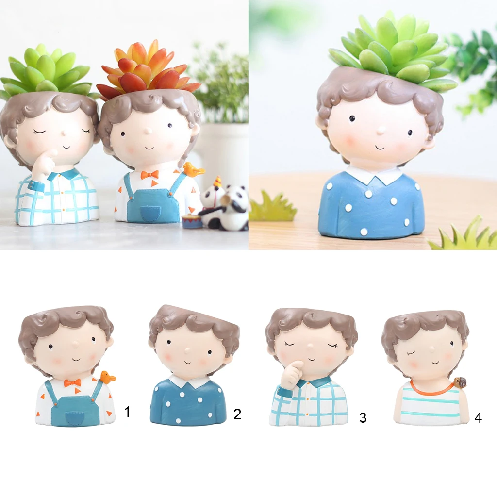 Мини-горшки для цветов мальчиков и девочек 1 шт. контейнер растений кактусов