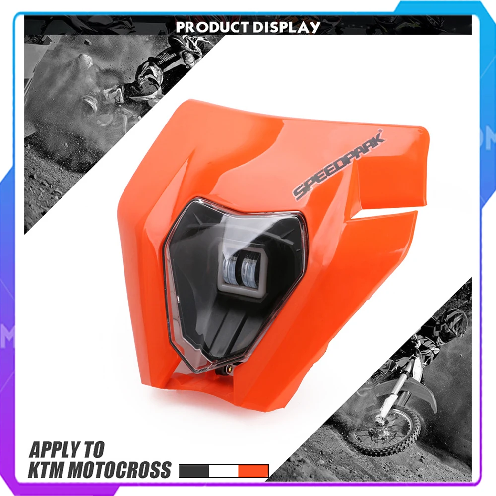 Мотоцикл новый светодиодный головной светильник налобный фонарь лампа для KTM SX EXC