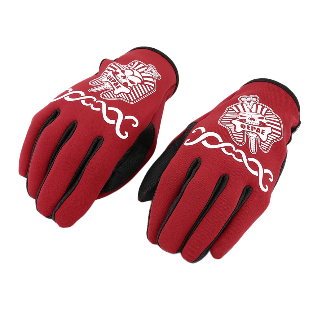 

Pharaoh Pattern Man Woman Cycling Gloves Outdoor Sports Motorcycle Equipment Racing Windproof Warm Gloves