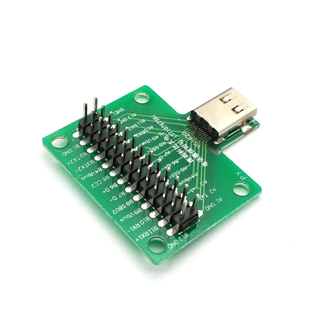 Адаптер розетки с 24 контактами USB 3 1 Тип C для подключения провода и кабеля P