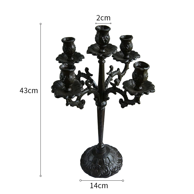 

Vintage Modern Nordic Candle Holders Wedding Decorations Luxury Creativity Holders Living Room Decor Bougeoir Home Decor BC50ZT