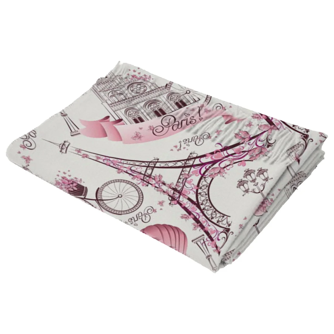 Женский кашемировый шарф осенне-зимний хиджаб с запахом розовый уличный фонарь в