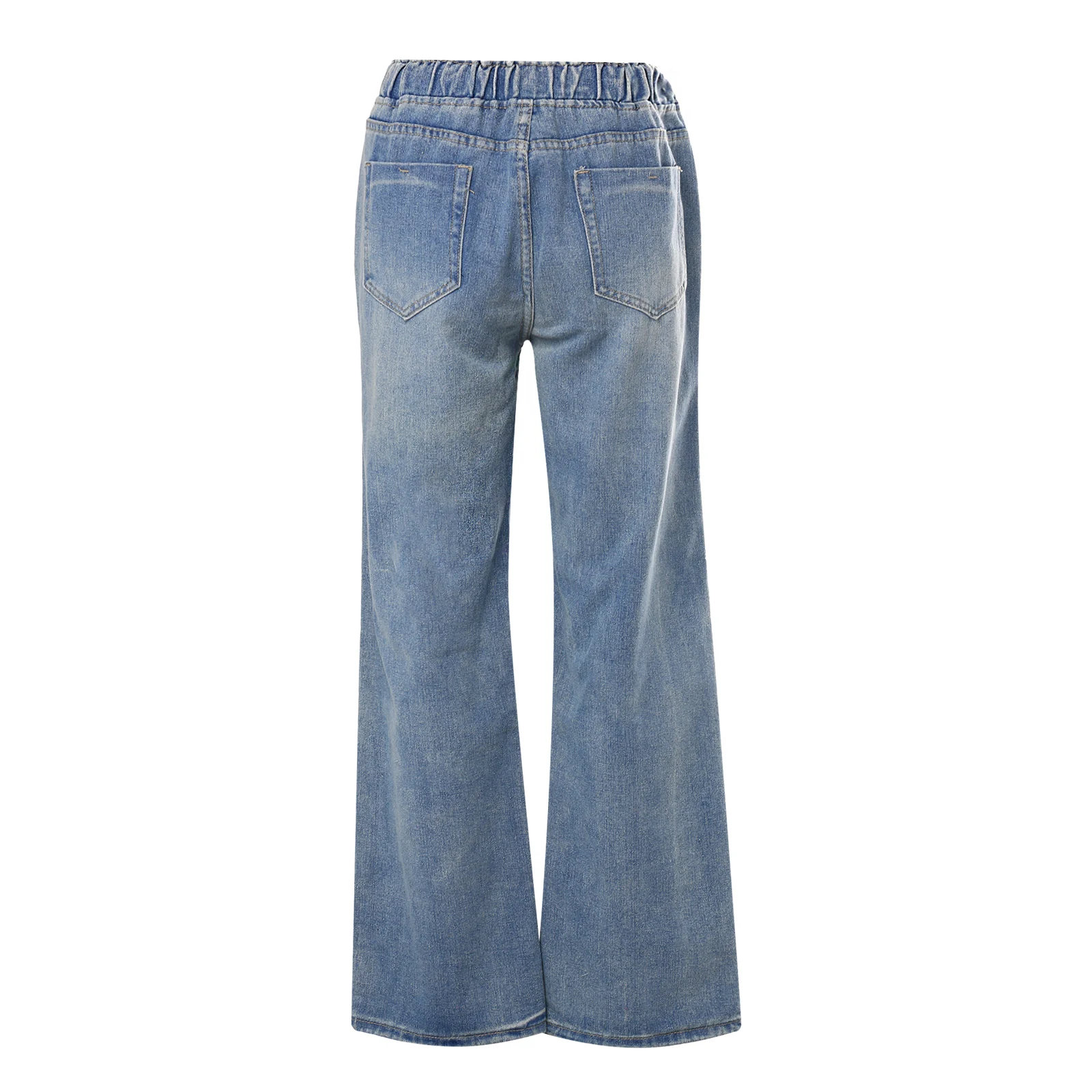 

Harem Pants Vintage High Waist Jeans Women's BoyfriendsRipped Jeans Full Length Mom Jeans Cowboy Denim Pants Vaqueros Mujer