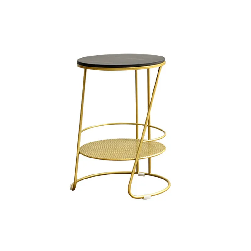 

Creative multi-functional coffee table exquisite simple small round table modern suggestion bookshelf