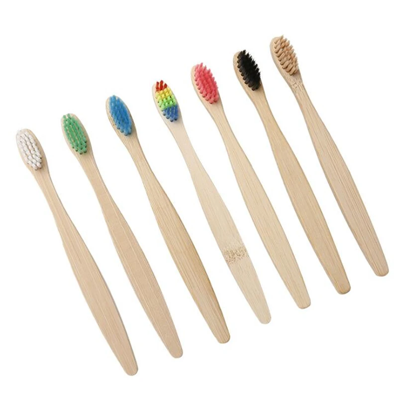 Натуральная кожа со средней твердостью Бамбуковая Бриллиантовая зубная щетка