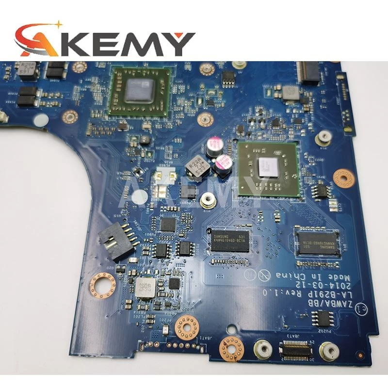 

Akemy ZAWBA/BB for lenovo B50-45 motherboard mainboard 80F0 LA-B291P E1-6010 R2 2G DDR3 FRU 5B20G37234 100% test OK