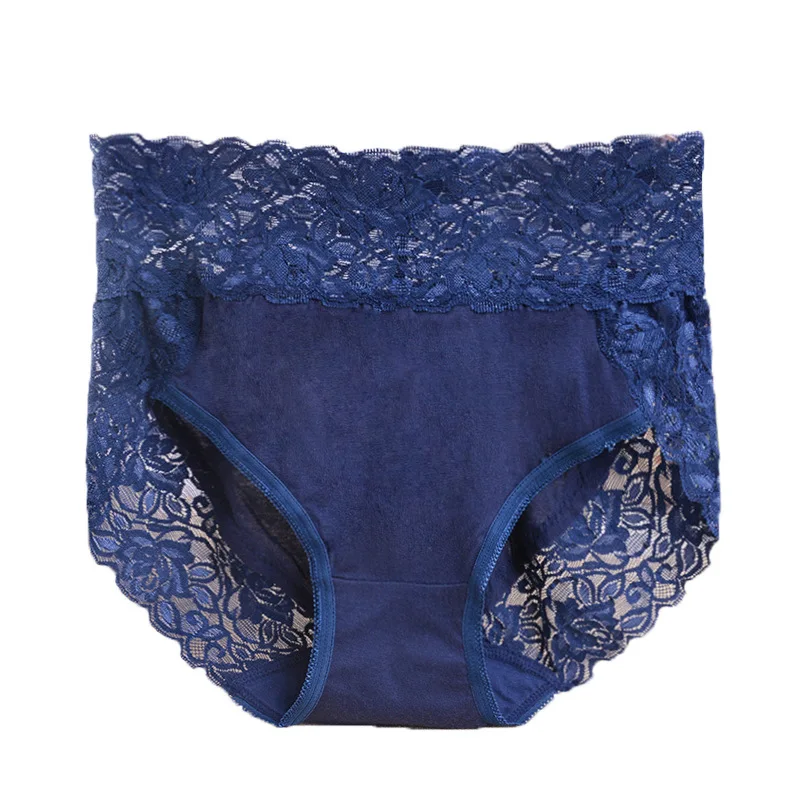 

120KG Ropa Interior Femenina Lace Sexy Lingerie Briefs Women Underwear Knickers Plus Size High Waist Women's Panties Underpants