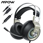 Игровая гарнитура Mpow EG3 Pro, Накладные наушники с объемным звуком и микрофоном, с шумоподавлением, наушники для iPad, PS4, ПК, ноутбука и планшетов