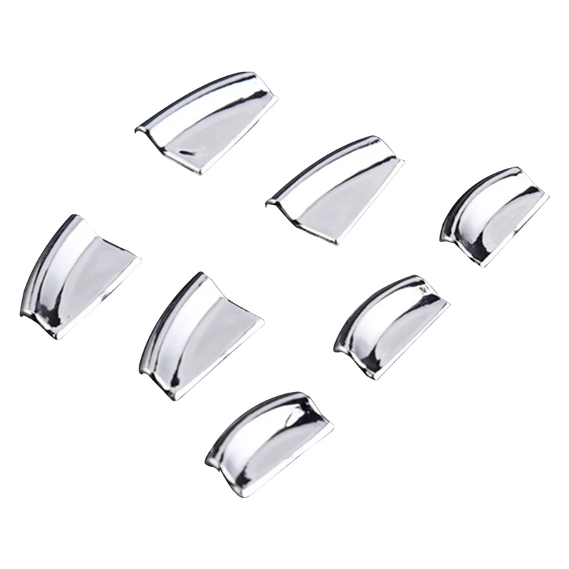 7PCS Car Chrome Interior Door Switch Styling Trims for Tesla Model S / x Accessories | Автомобили и мотоциклы