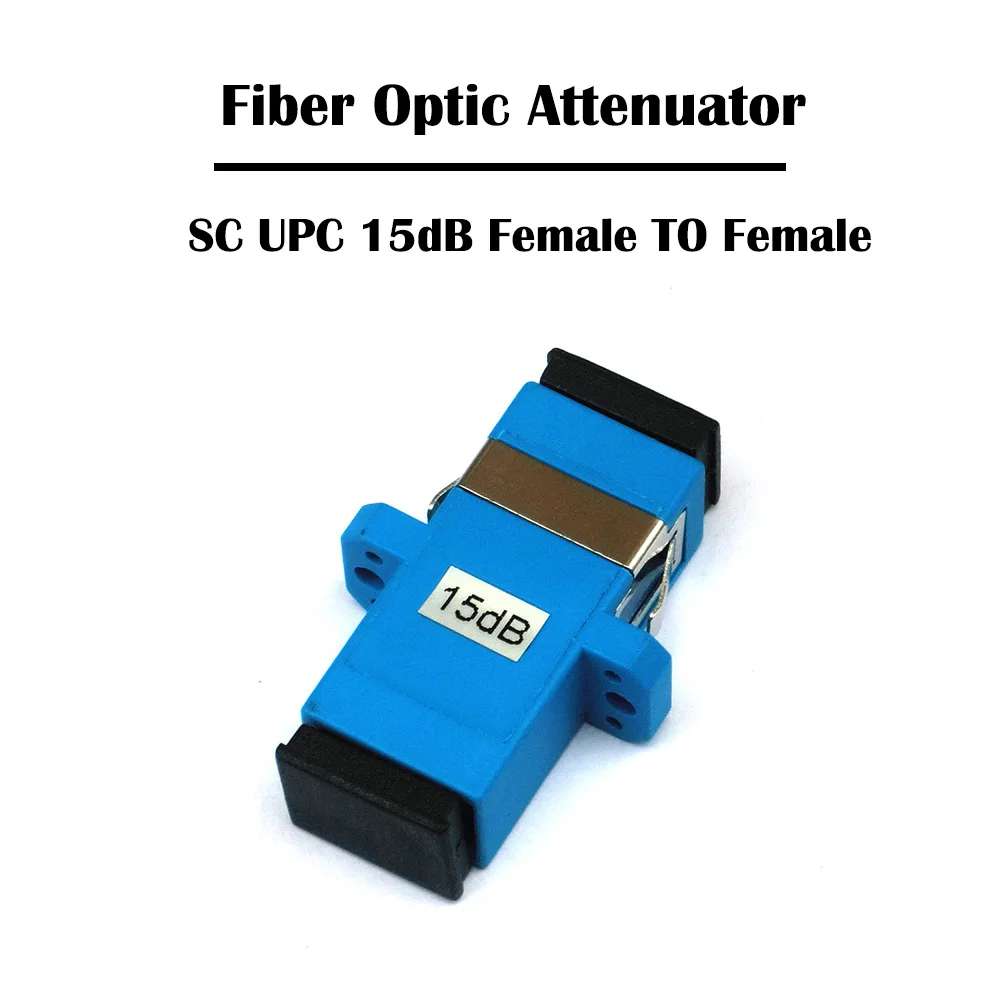 SC фиксированный фланец волокно аттенюатор 3 дБ 5 10 15 SM одиночный режим Simplex Female to