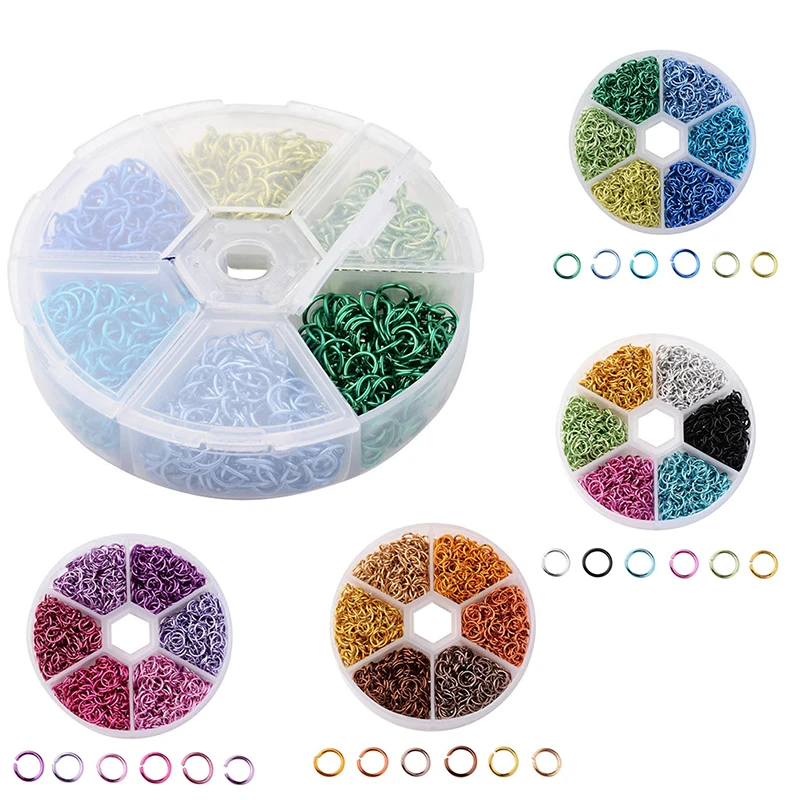 1080 шт Круглые Диаметр 6 мм обруч серьги нержавеющая сталь провод разъем ювелирных