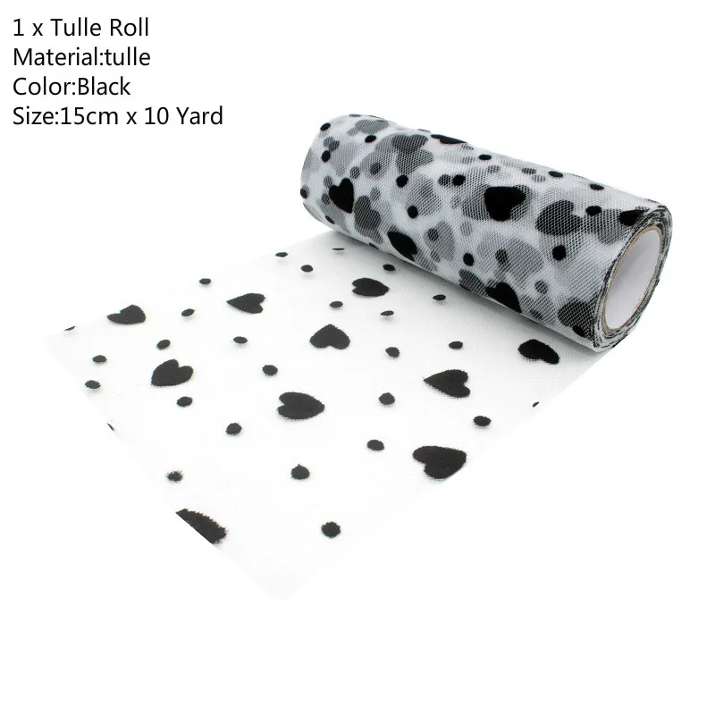 15cm 10 Yard Black Фатиновая юбка-пачка в рулоне, 15 см, 100 ярдов, сделай сам подарочная упаковка для дня рождения, вечеринки, Рождества, свадьбы, для детей - Color: 15cm 10 Yard Black