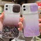 Защитный чехол LOVECOM с блестящей звездой для камеры Samsung S21, A72, A52, A32, A12, A22, A51, A71, 4G, A21S, A02S, A03S, мягкий чехол-накладка