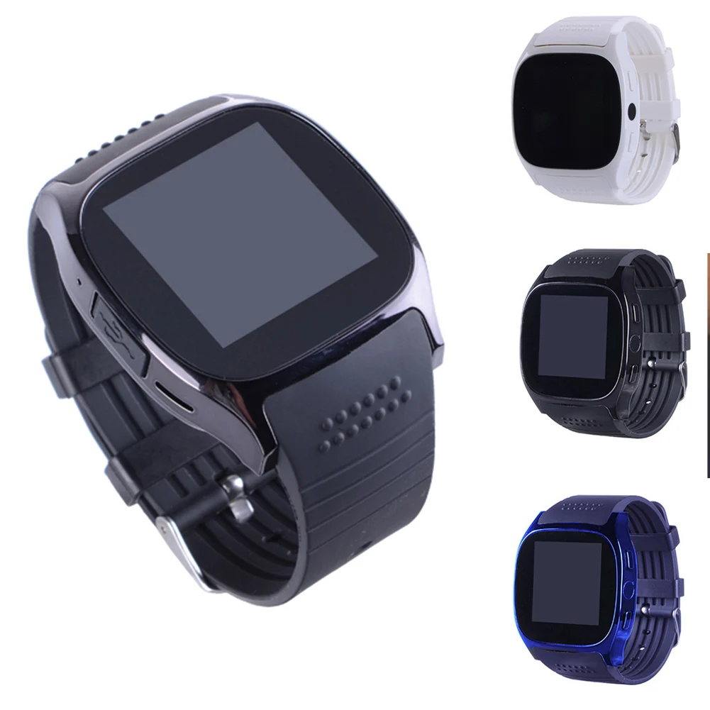 

T8M Bluetooth Heart rate Smart Watch Blood pressure monitoring Fitness Tracker Smart watch With Camera Wrist Watch