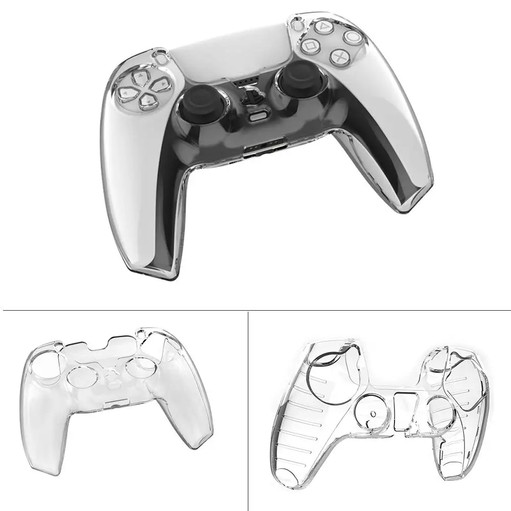 

Crystal Clear Shell Protective Cover Skin Guard PC Case For Playstation 5 PS5 Game Controlelr Gamepad All-round Protect Durable