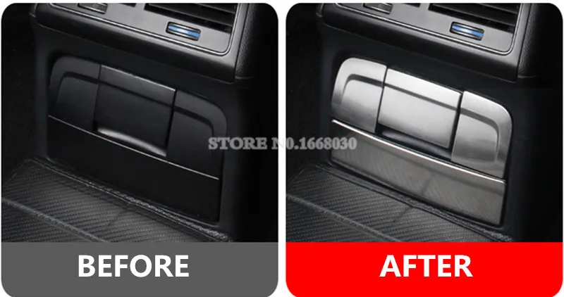 Внутреннее зеркало заднего пепельница для сигарет рамка накладка отделка 4 шт. Audi