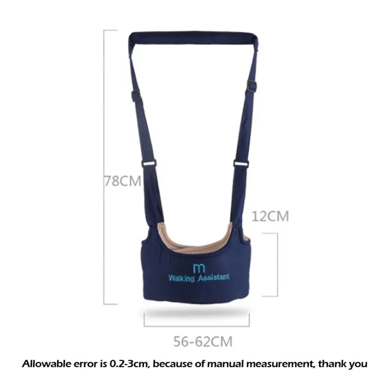 

8-18 Months Baby Dual-use Walker Breathable Cotton Belted Toddler With Children's Traction Belt To Protect Children's Safety