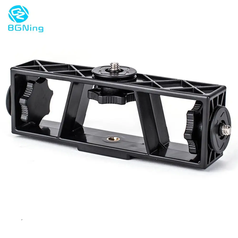 BGNing 3 Positions Live Broadcast Bracket Fixed Clip Multi-function Camera DSLR 3-Brackets Stand Stabilizer | Электроника