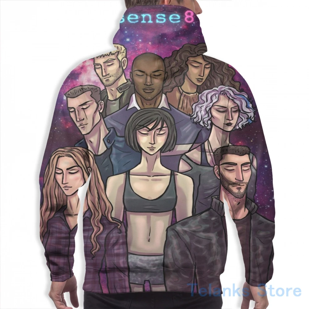 Женская Повседневная Толстовка с капюшоном и принтом | Мужская одежда