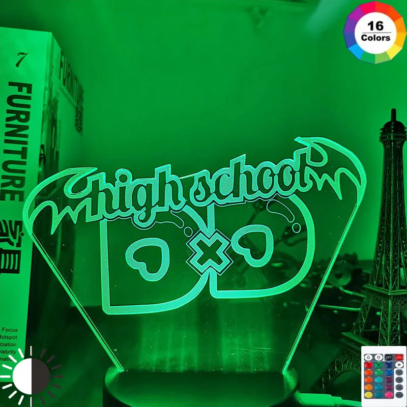 Светодиодный ночсветильник DxD в стиле аниме для старшей школы украшение спальни