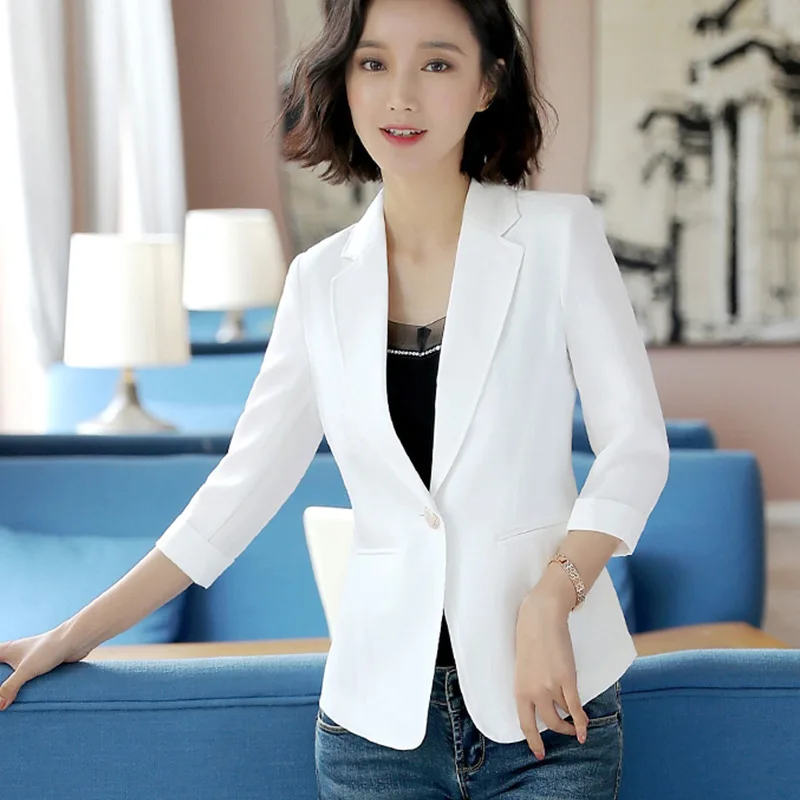 Элегантный женский Блейзер повседневный Женский блейзер с длинным рукавом