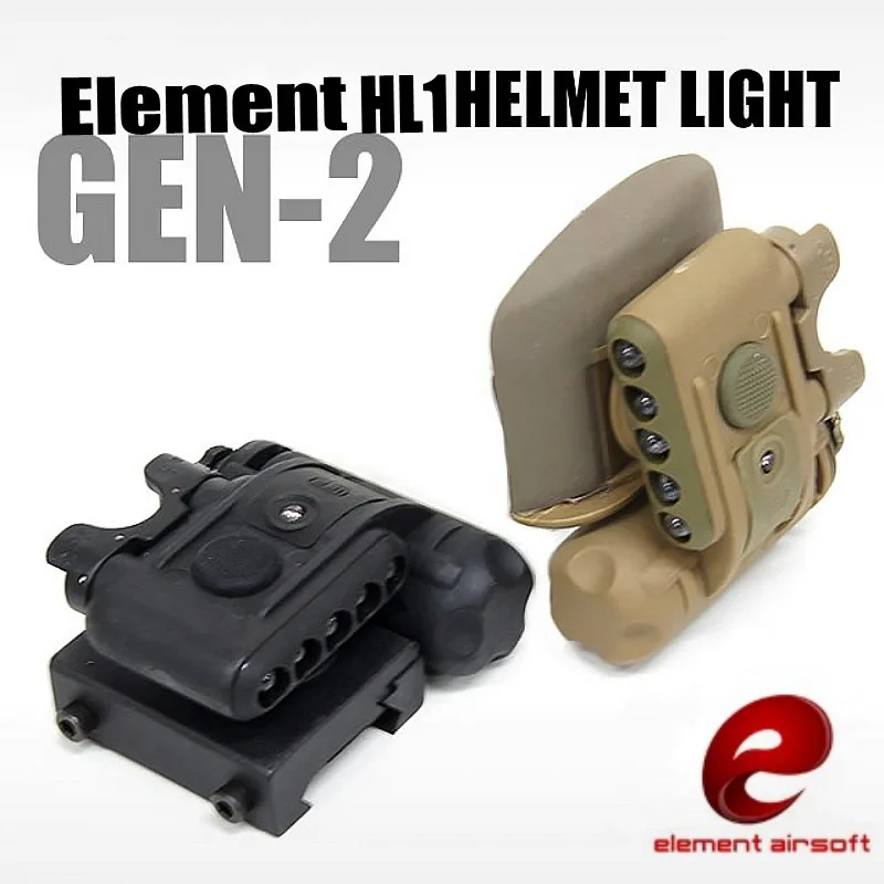Светильник для шлема Element Airsoft Gen2 HL1 светодиодный светильник тактическая