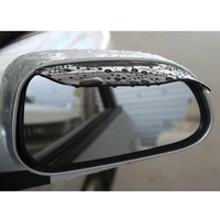 2 pieces car side mirror waterproof sun visor rain eyebrow auto car rear view side rain shield flexible protector for car