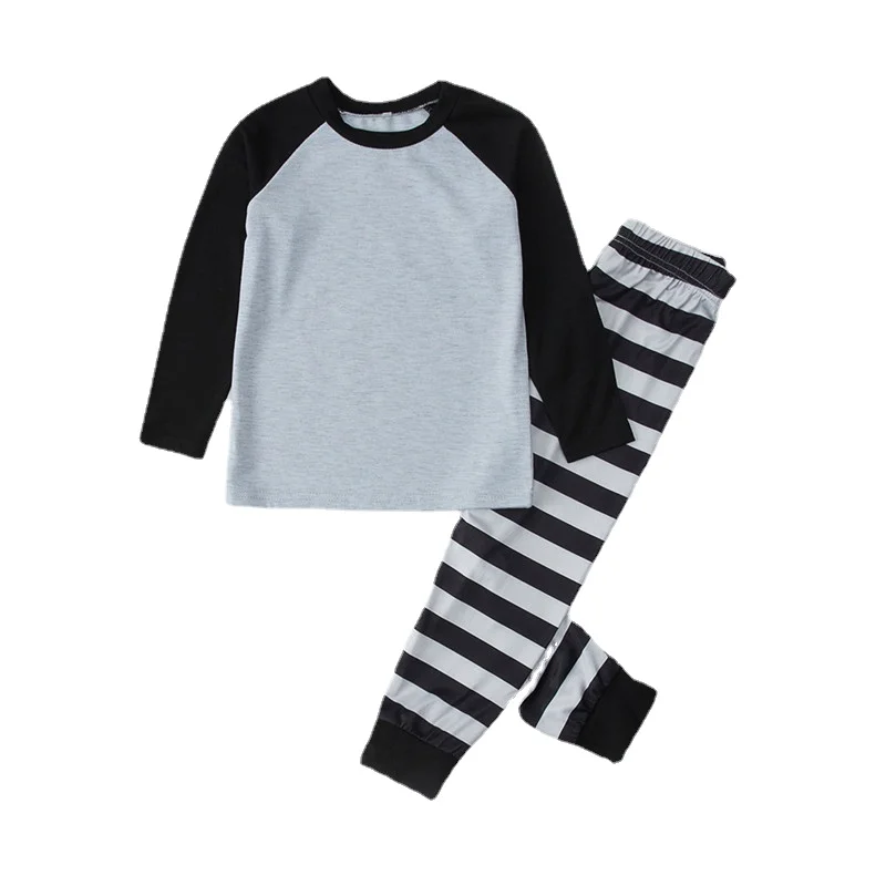 Sleepwear Pajamas Family Matching Outfits Mother Kids Family Clothing Set  Baby Winter 2021 Children's Clothing images - 6