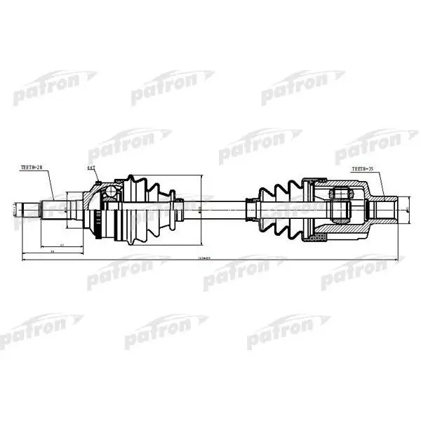 Axle shaft front right _ FORD ESCAPE 01-08  MAZDA: TRIBUTE PA | Автомобили и мотоциклы