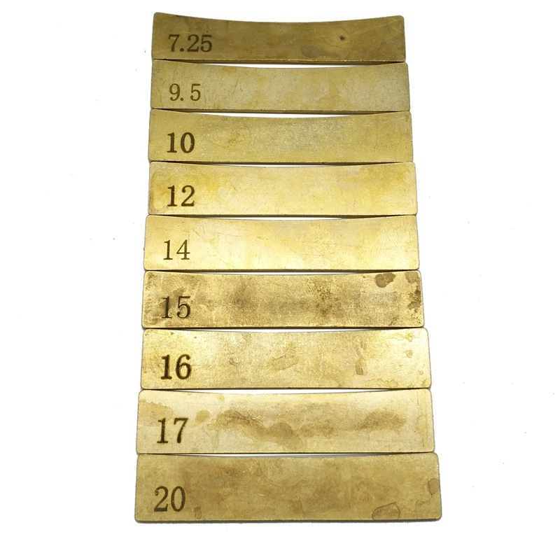 

Electric Guitar Bass Radius Fingerboard Fret Press Caul Insert 7.25/9.5/10/12/14/15/16/17/20 Arc Pressure Wire Tool