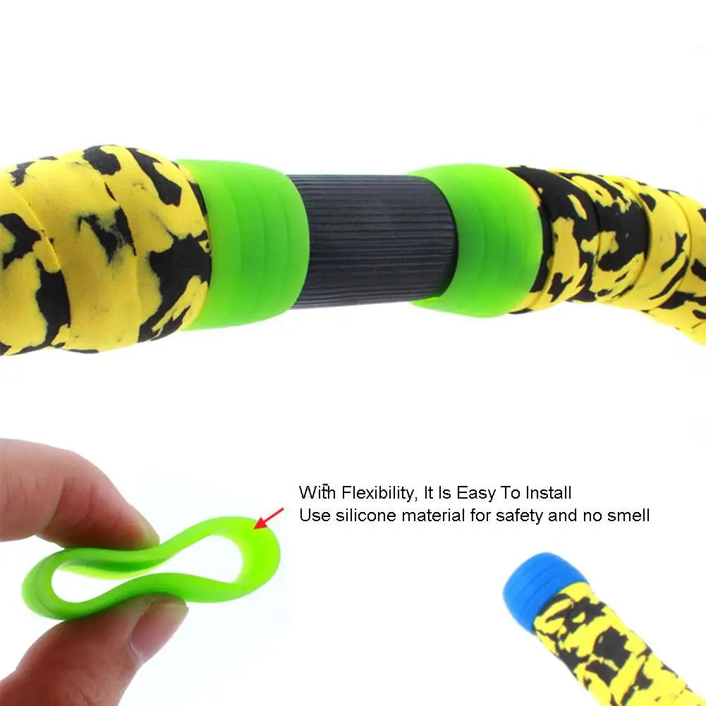 2 пары велосипедных силиконовых заглушек резиновые противоскользящие Заглушки