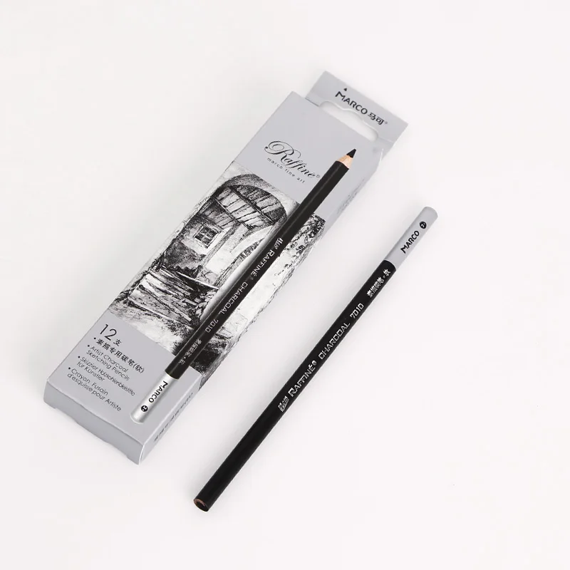 Marco 7010 Sketch and Drawing Pencil Set Soft Middle Hard School Art Wooden Writing Painting Stationery Supply | Канцтовары для