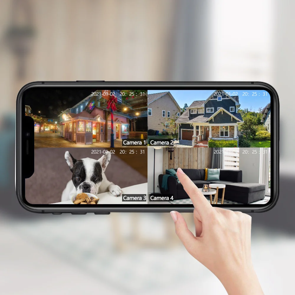 

Hiseeu Wireless WIFI IP Camera Outdoor 1080P 5x Digital Zoom PTZ Control IP Camera Audio CCTV Surveillance Wireless Wifi Camera